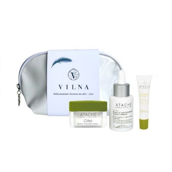 Набір антиоксидантний догляд з вітаміном С - Atache CVital Kit 107334 фото