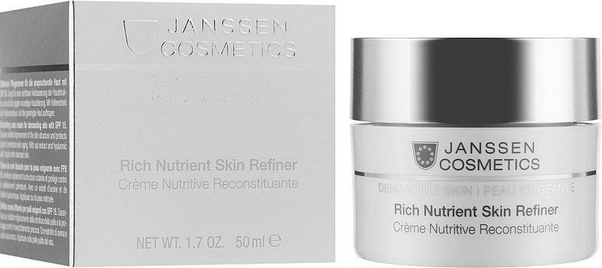 Збагачений денний крем поживний Janssen Cosmeceutical Rich Nutrient Skin Refiner, 50 ml 5547 фото