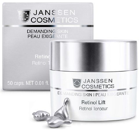 Капсули з ретинолом Janssen Cosmeceutical Retinol Lift Capsules, 50 шт 133233 фото