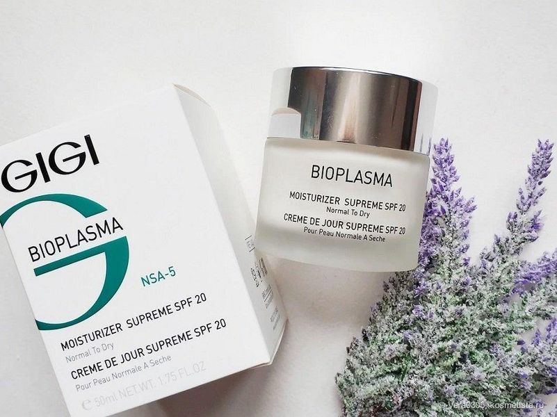 Зволожуючий крем для сухої шкіри SPF20 Gigi Bioplasma Moist Dry, 50 ml 94103 фото