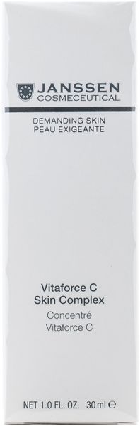 Регенерирующий концентрат с витамином C Janssen Cosmeceutical Vitaforce C Skin Complex, 30 ml 5549 фото
