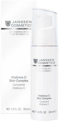 Регенерирующий концентрат с витамином C Janssen Cosmeceutical Vitaforce C Skin Complex, 30 ml 5549 фото