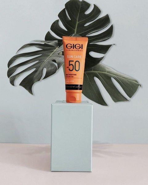 Сонцезахисний крем, що зволожує SPF50 Gigi Sun Care Daily Moisture, 75 ml 3439 фото