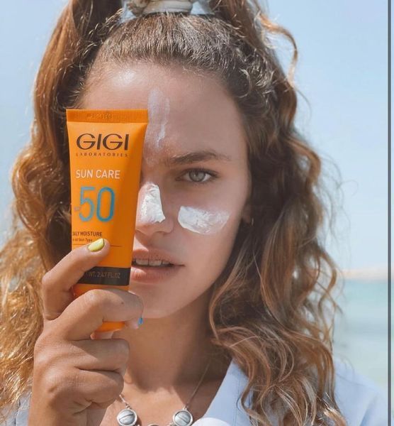 Сонцезахисний крем, що зволожує SPF50 Gigi Sun Care Daily Moisture, 75 ml 3439 фото