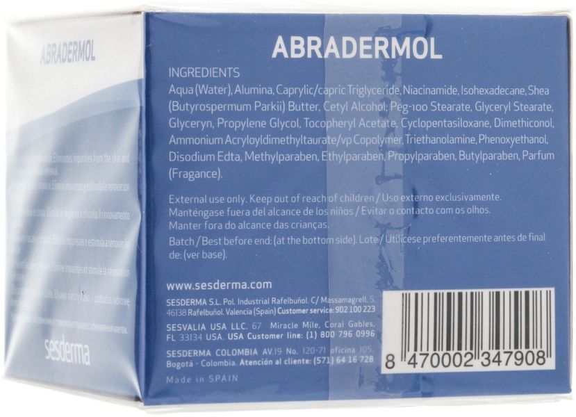Крем для микродермабразии Sesderma Abradermol Microdermoabrasion Cream 83280 фото