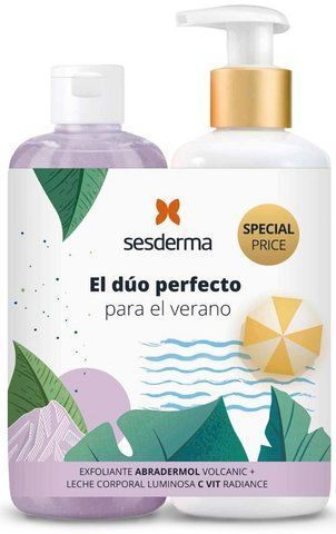 Набір C-VIT молочко для тіла + Abradermol Volcanic крем для мікродермабразії Sesderma SS138281 фото