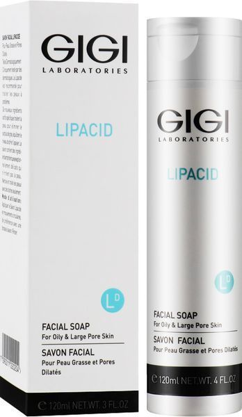 Рідке мило для обличчя Gigi Lipacid Facial Soap, 120 ml 79931 фото