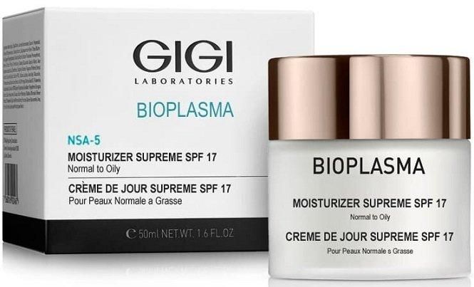 Зволожуючий крем для жирної шкіри SPF17 Gigi Bioplasma Moist Oil, 50 ml 94104 фото