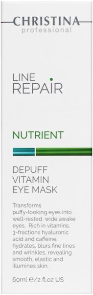 Маска витаминная омолаживающая вокруг глаз Christina Line Repair Nutrient Depuff Vitamin Eye Mask, 138958 фото