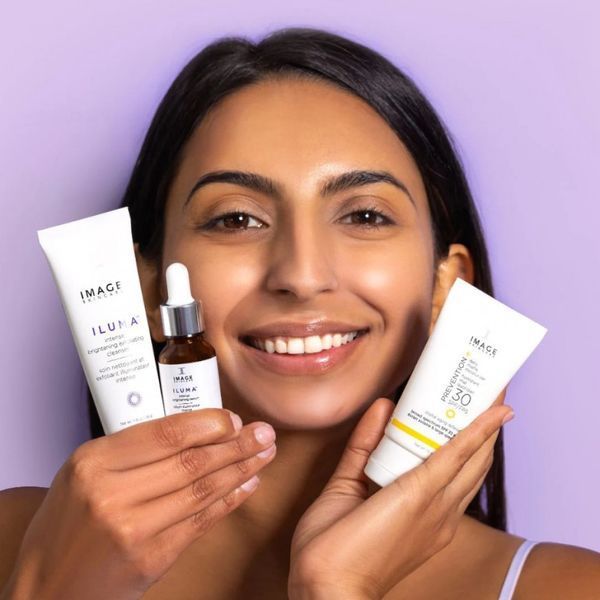 Набір для освітлення та захисту шкіри обличчя - Image Skincare Facial Set Brighten Protect Kit 107091 фото
