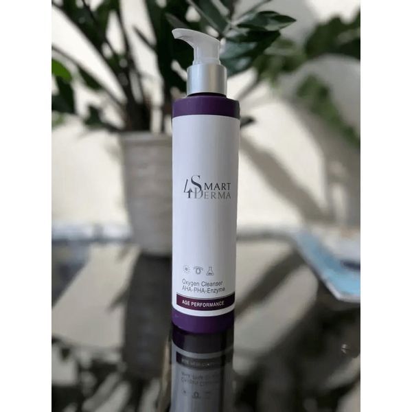Гель для вмивання Активатор енергії - Smart4Derma Age Performance Oxygen Cleanser AHA - PHA Enzy 108955 фото