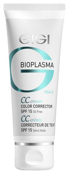 Крем регулятор цвета кожи SPF15 Gigi Bioplasma CC Cream, 75 ml 94108 фото