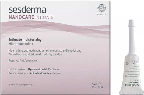 Зволожуючий гель Sesderma Nanocare Intimate Moisturizing Gel, 6x5 ml SS101256 фото
