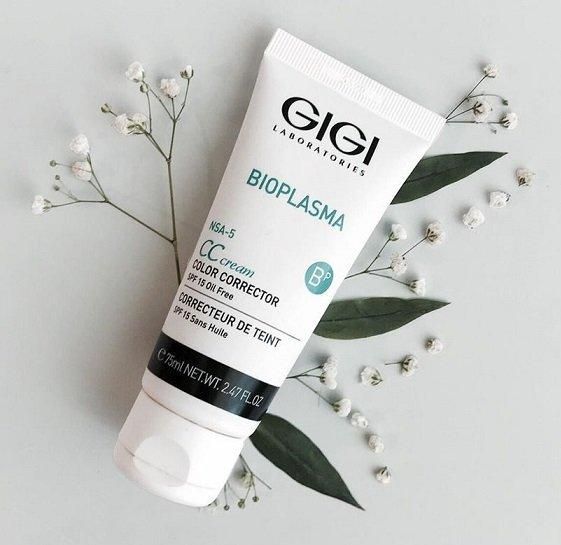 Крем регулятор цвета кожи SPF15 Gigi Bioplasma CC Cream, 75 ml 94108 фото
