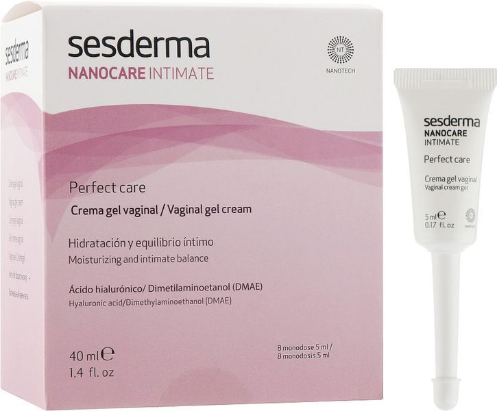 Зволожуючий гель Sesderma Nanocare Intimate Moisturizing Gel, 6x5 ml SS101256 фото