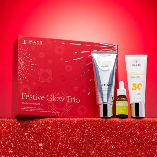 Лімітований подарунковий набір Святкове сяйво - Image Skincare Festive Glow Trio 109833 фото