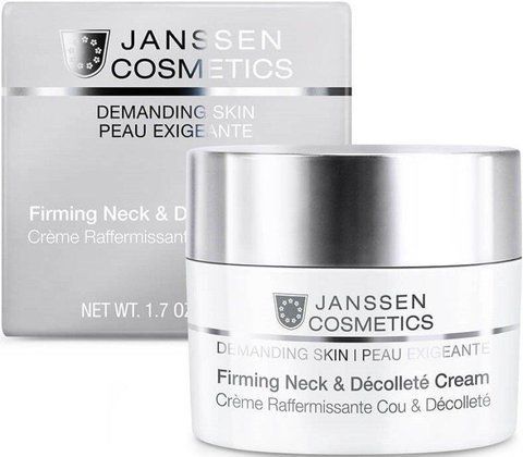 Укрепляющий крем для шеи и декольте Janssen Cosmeceutical Firming Neck Decollete Cream, 50 ml 5555 фото