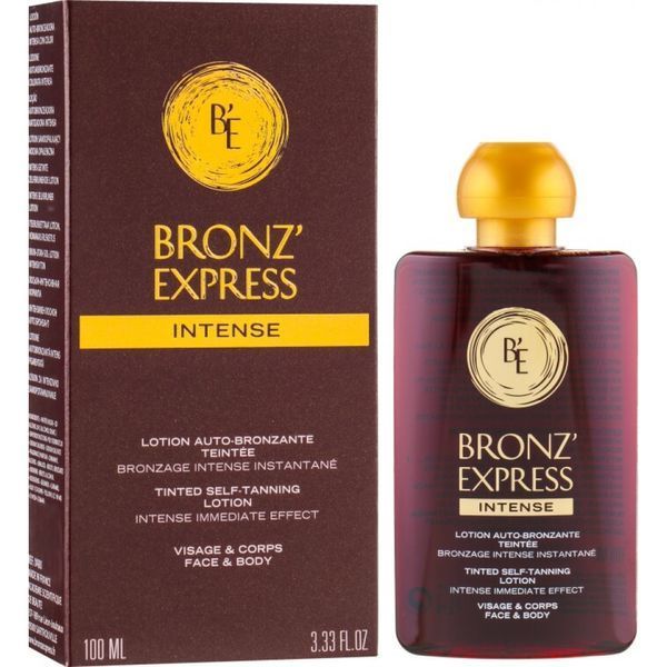 Лосьйон-автозасмага для обличчя і тіла - Academie Bronz'Express Intense Tinted Self-Tanning Lotion 7923 фото