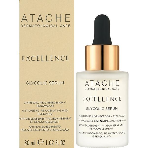 Омолоджувальна оновлювальна сироватка - ATACHE Excellence Glycolic Serum 108180 фото