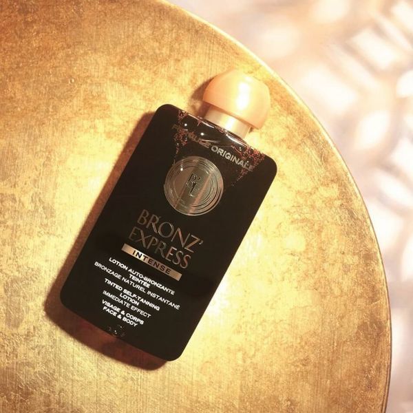Лосьйон-автозасмага для обличчя і тіла - Academie Bronz'Express Intense Tinted Self-Tanning Lotion 7923 фото