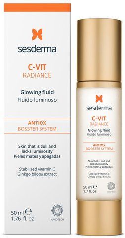 Крем для обличчя Сяючий флюїд Sesderma C-Vit Radiance! Glowing Fluid, 50 ml SS12262 фото