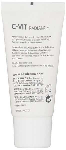 Ревитализирующая маска Sesderma C-Vit Revitalizing facial mask, 30 ml SS083308 фото