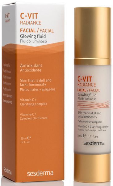 Крем для обличчя Сяючий флюїд Sesderma C-Vit Radiance! Glowing Fluid, 50 ml SS12262 фото