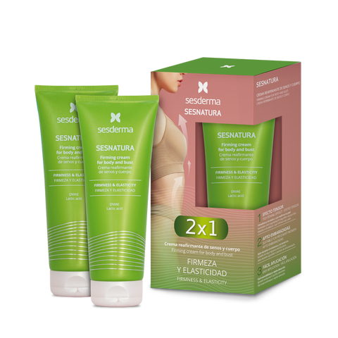 Набір для ліфтингу бюсту та тіла Sesderma Sesnatura Firming Cream For Body And Bust 2&times;1 876677 фото
