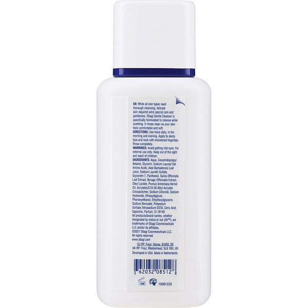 Очищувальний засіб для нормальної, сухої шкіри - Obagi Nu-Derm Gentle Cleanser 4856 фото