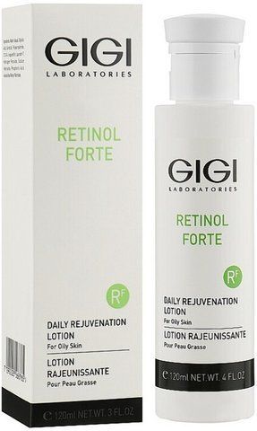 Лосьон-пилинг для жирной кожи Gigi Retinol Forte Daily Rejuvenation Lotion For Oily Skin, 120 ml 80847 фото