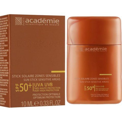 Захисний олівець для чутливих зон SPF 50 - Academie Sun Stick Sensitive Areas 2279 фото