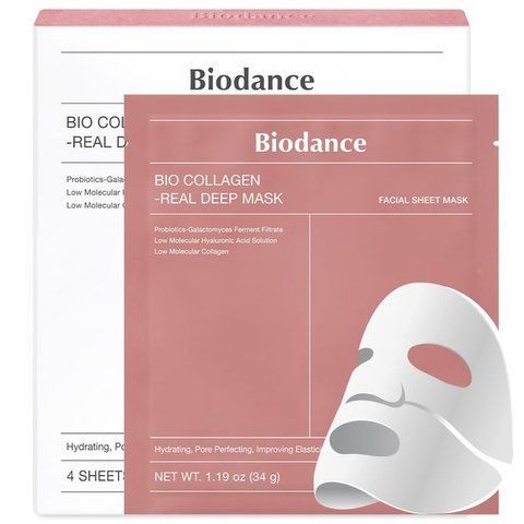BIODANCE Bio-Collagen Real Deep Mask 4pcs Набір колагенових гідрогелевих масок для глибокого зволоження 4 шт*34 г 7654e фото