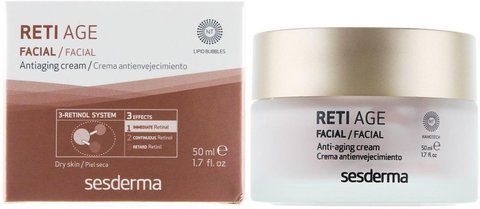 Антивозрастной крем для сухой кожи Sesderma Reti-Age Facial Antiaging Cream 3-Retinol System, 50 SS101259 фото