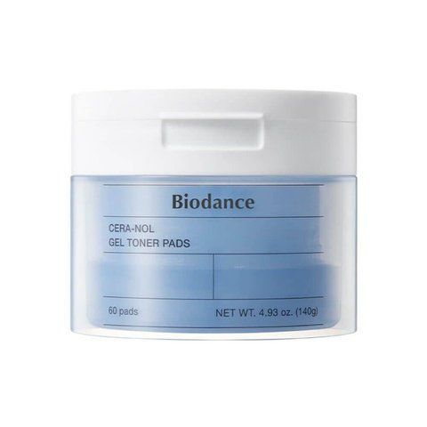 BIODANCE Cera-nol Gel Toner Pads 60Pads Зволожувальні заспокійливі гелеві пади для обличчя, 60шт 867573 фото
