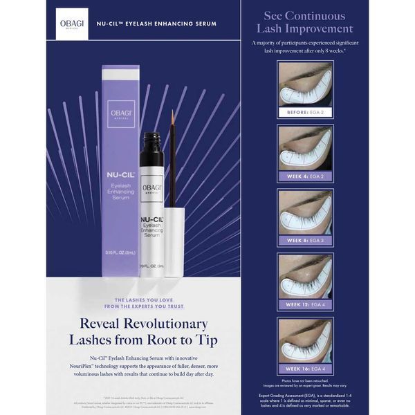 Сироватка для покращення росту та обсягу вій Obagi Nu-Cil Eyelash Enhancing Serum, 3 ml SS138993 фото