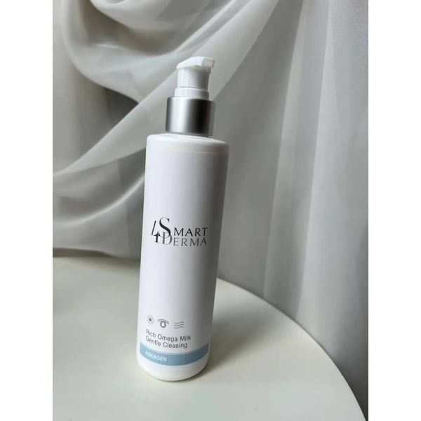 Розкішне молочко для вмивання Омега - Smart4Derma Aquagen Rich Omega Milk Gentle Cleasing 108925 фото