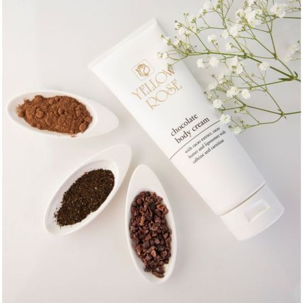 Шоколадний тонізуючий масажний крем для тіла - Yellow Rose Chocolate Body Cream 102280 фото