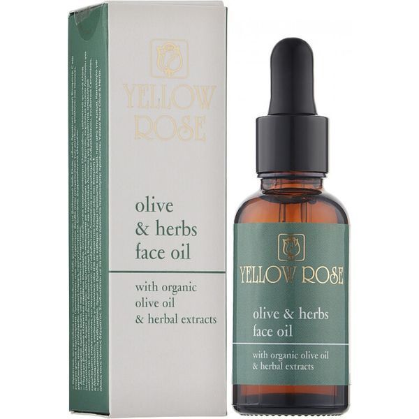 Масло для обличчя з рослинними екстрактами і оливковою олією - Yellow Rose Olive and Herbs Face 102148 фото