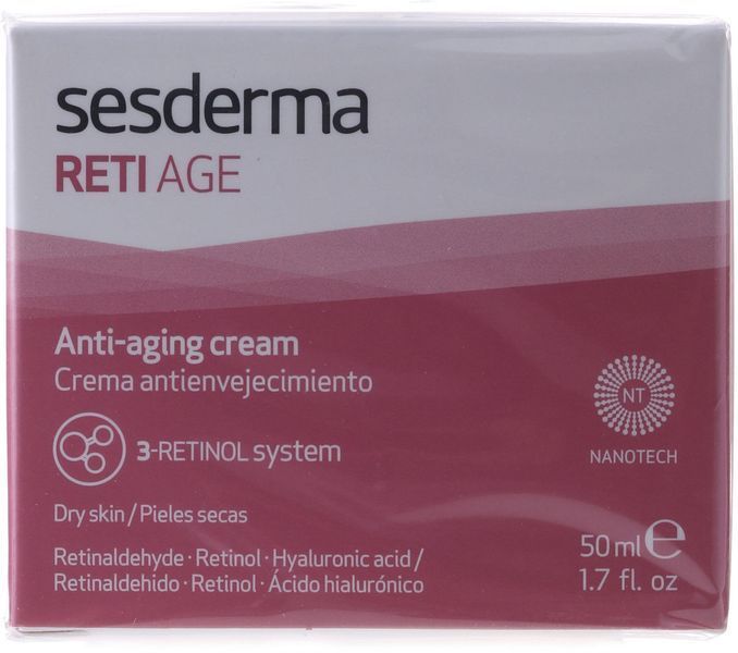 Антивозрастной крем для сухой кожи Sesderma Reti-Age Facial Antiaging Cream 3-Retinol System, 50 SS101259 фото