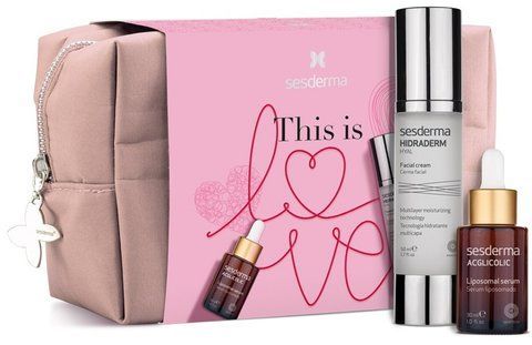 Набір Hidraderm Hyal крем + Acglicolic сироватка Sesderma SS138302 фото