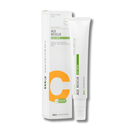 Активний антивіковий крем для обличчя - Innoaesthetics Age Rescue 24H Cream 109988 фото