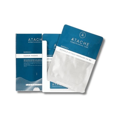 Целюлозна маска для обличчя з ніацинамідом - Atache Vital Age Promask Wrinkle Attack VA-B3 109679 фото