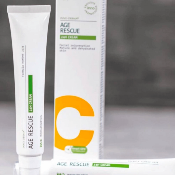 Активний антивіковий крем для обличчя - Innoaesthetics Age Rescue 24H Cream 109988 фото