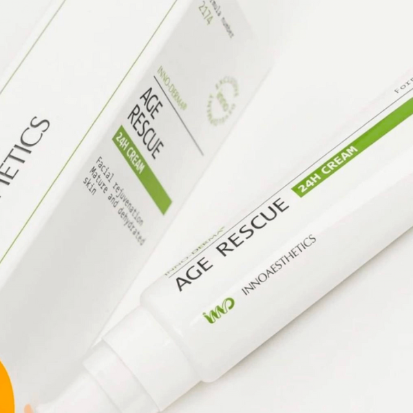 Активний антивіковий крем для обличчя - Innoaesthetics Age Rescue 24H Cream 109988 фото