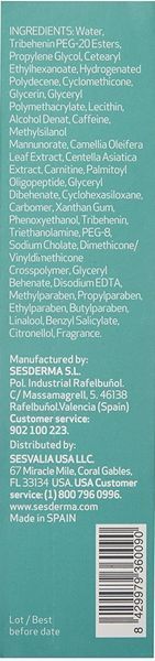Гель для живота и бедер Sesderma Celulex Cream Abdomen and Hips, 250 ml SS101165 фото