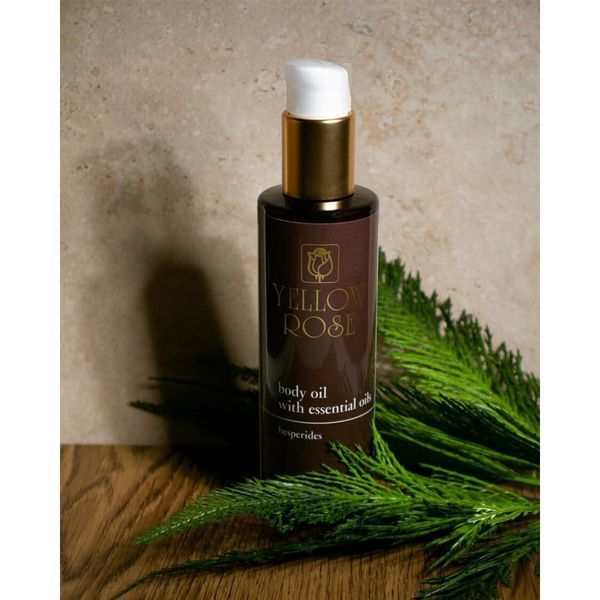 Масажна олія з цитрусовими ефірними маслами - Yellow Rose Body Massage Oil with hesperides 102283 фото