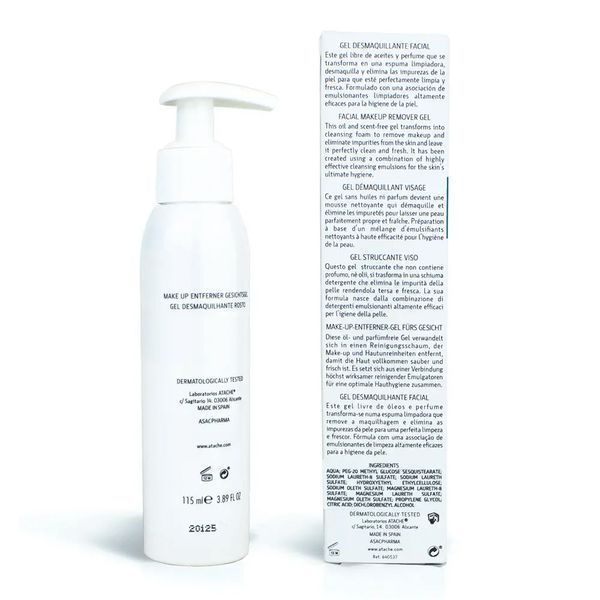Гель для зняття макіяжу - Atache Essentielle Makeup Remover Gel 100224 фото
