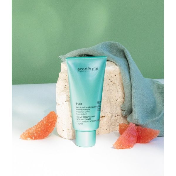 Відновлюючий нормалізуючий крем для обличчя - Academie Pure Restorative Normalizing Cream 107290 фото