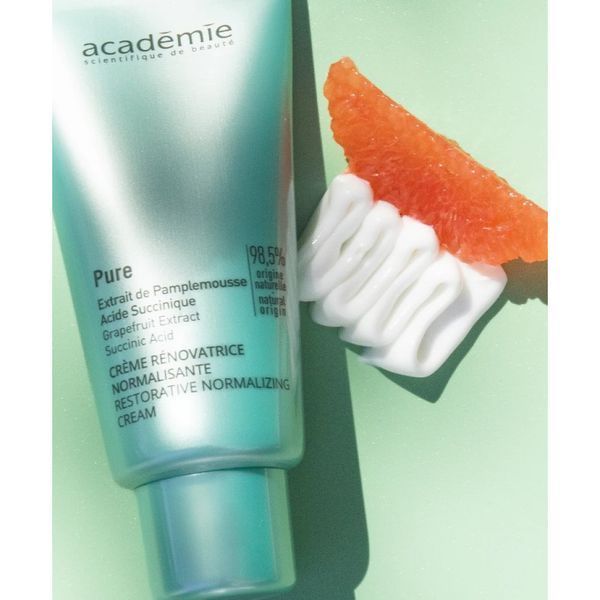 Відновлюючий нормалізуючий крем для обличчя - Academie Pure Restorative Normalizing Cream 107290 фото
