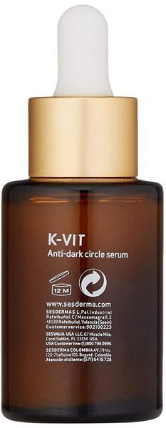 Сироватка для повік Sesderma K-Vit Anti Dark Circle Serum, 30 ml SS102290 фото